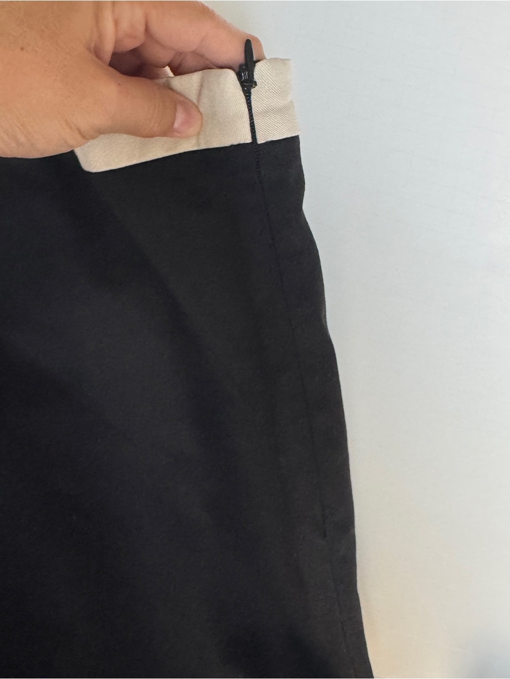 Boden Black Ivory Embroidered A-Line Skirt Size 8 - Picture 8 of 13